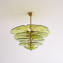 Petals Gold Murano Glass Chandelier