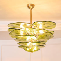Petals Gold Murano Glass Chandelier