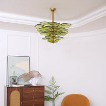 Petals Gold Murano Glass Chandelier