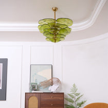 Petals Gold Murano Glass Chandelier
