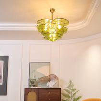 Petals Gold Murano Glass Chandelier
