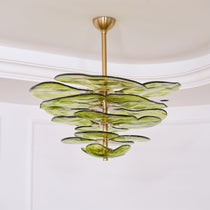 Petals Gold Murano Glass Chandelier