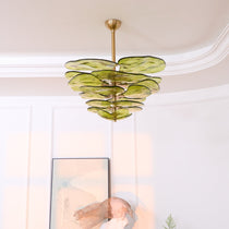 Petals Gold Murano Glass Chandelier