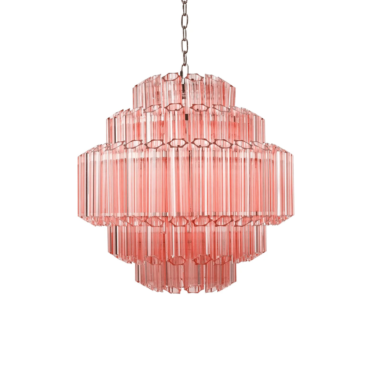 Pink Palermo Round Chandelier Main image