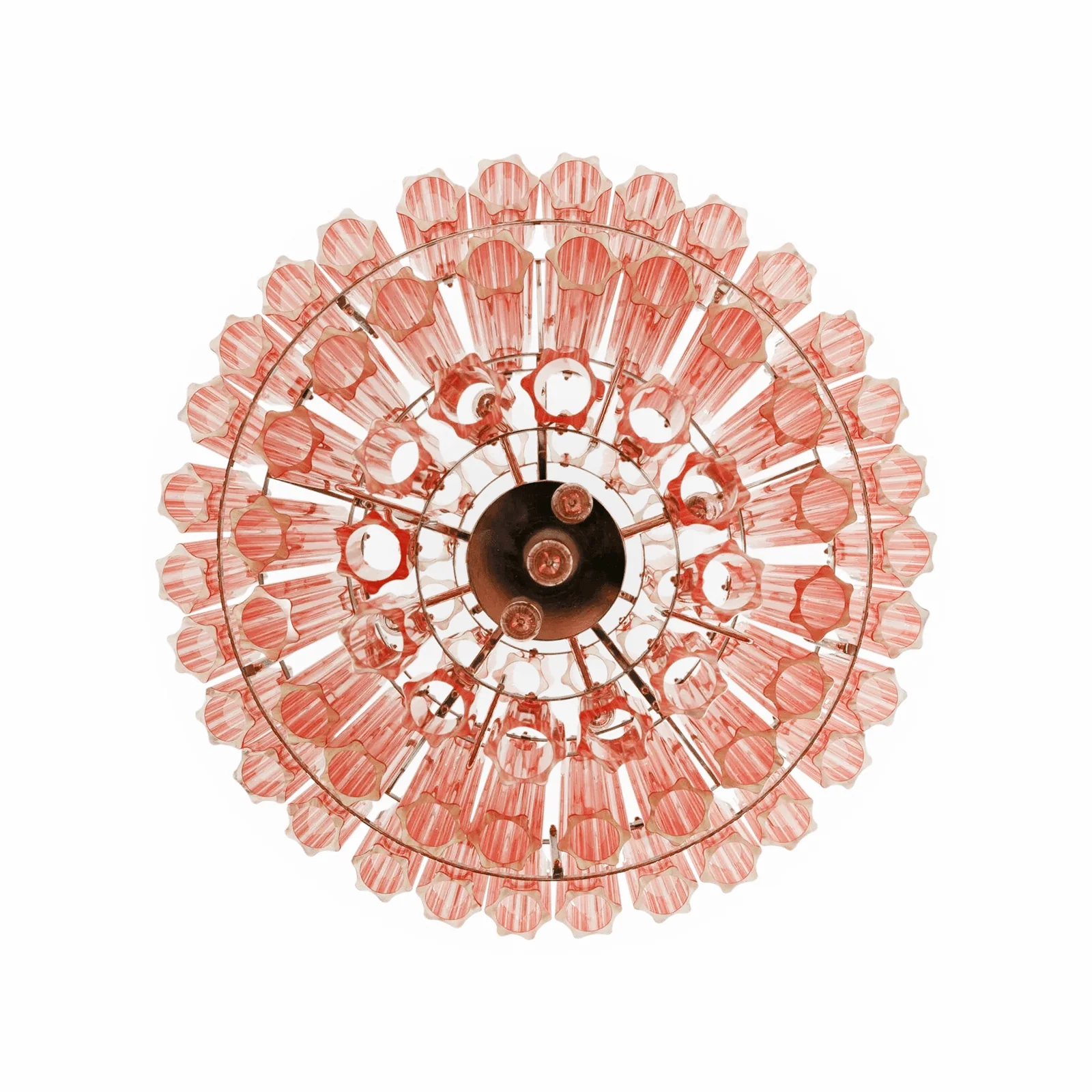Pink Palermo Round Chandelier