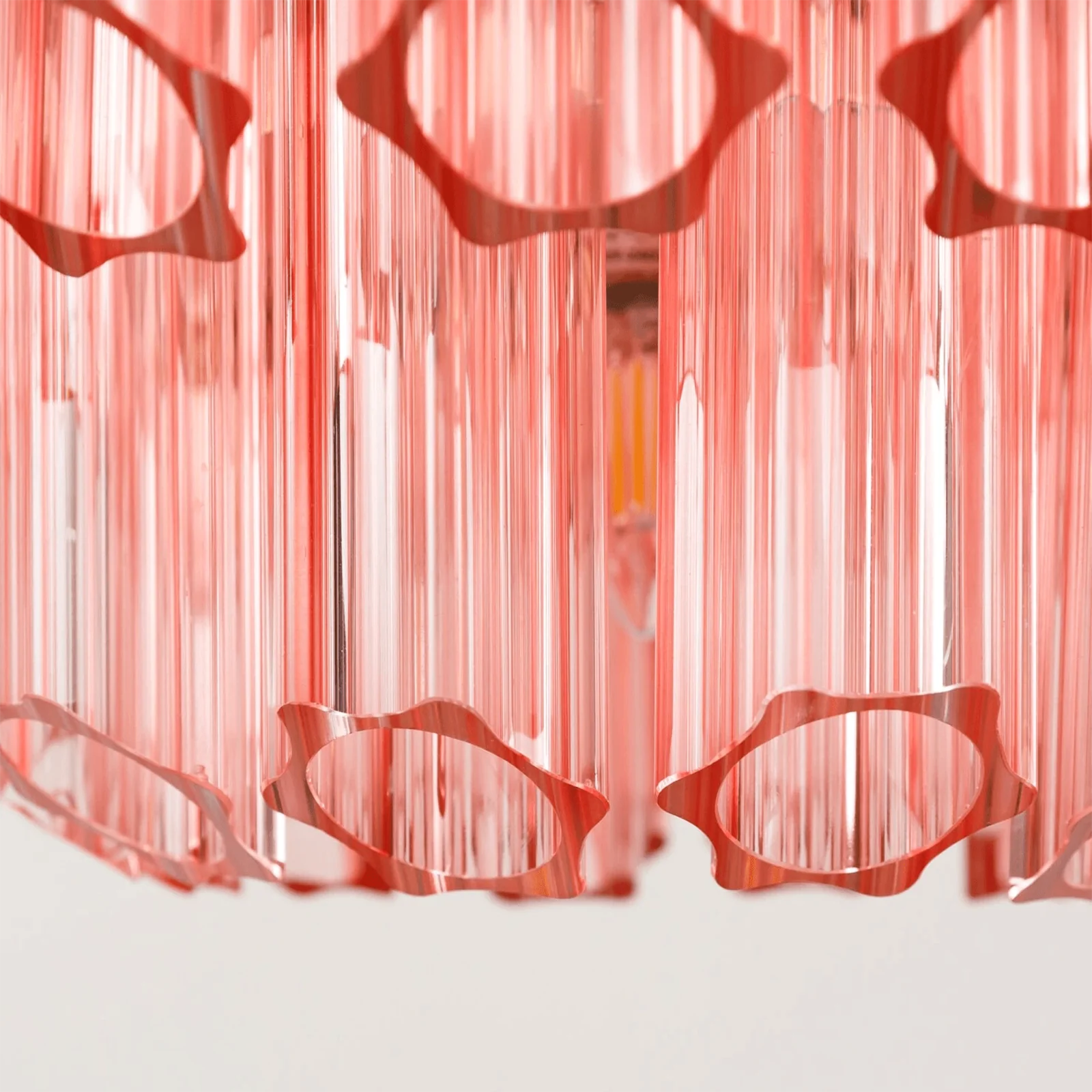 Pink Palermo Round Chandelier