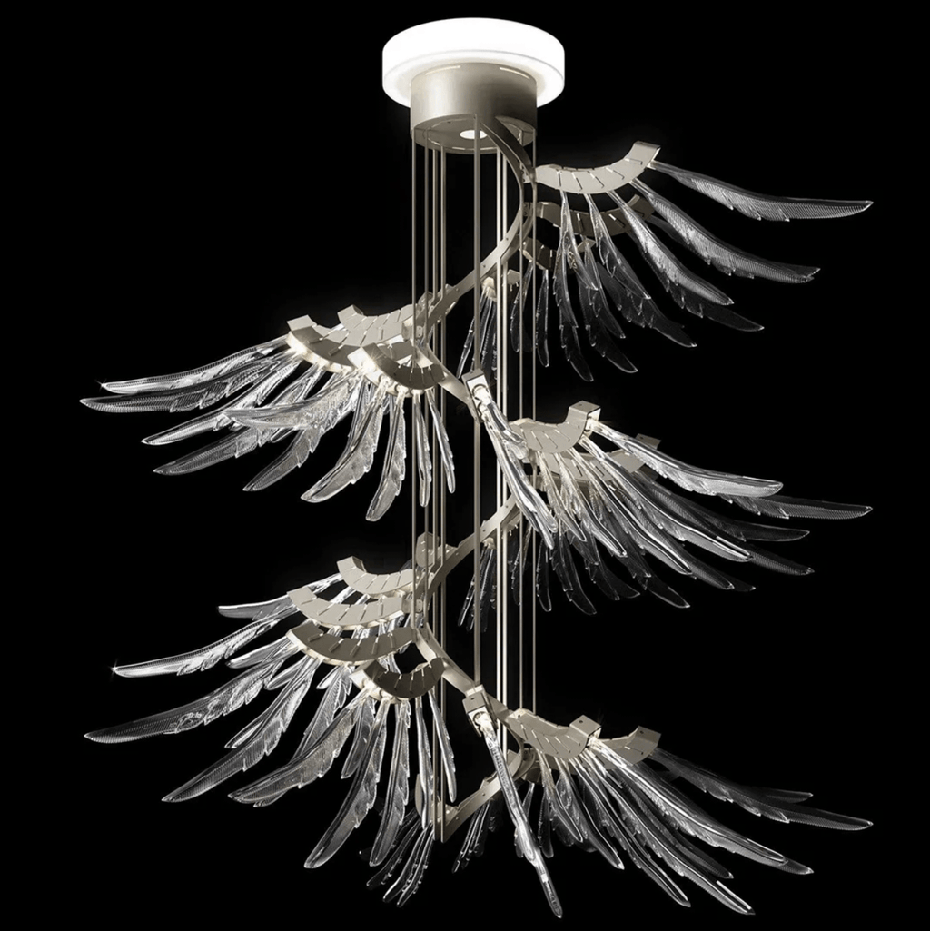 Contemporary Plumage Ascent Chandelier - CasaraHouse