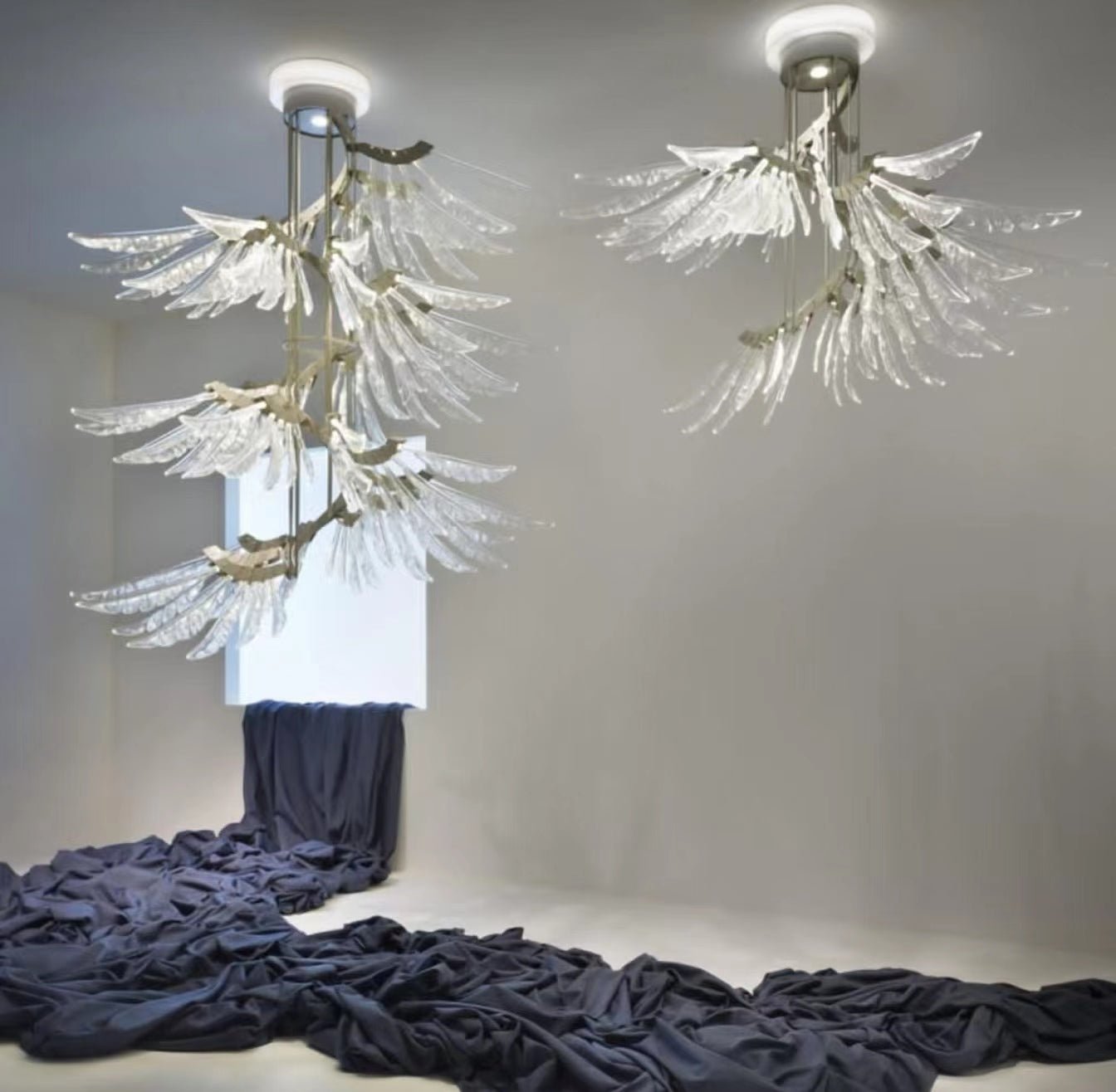 Contemporary Plumage Ascent Chandelier - CasaraHouse