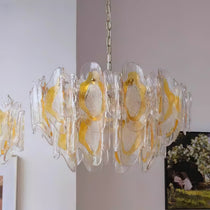 Poliedro Murano Glass Chandelier