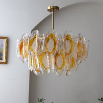 Poliedro Murano Glass Chandelier