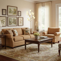 Porcelain Magnolia Floor Lamp