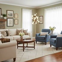 Porcelain Magnolia Floor Lamp