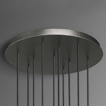 Kacey Postmodern Round Glass Chandelier For Staircase