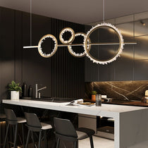 Primary Crystal Cluster Island Chandelier
