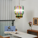 Prismatic Murano Colorful Chandelier