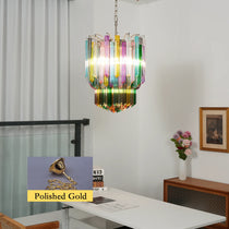 Prismatic Murano Colorful Chandelier
