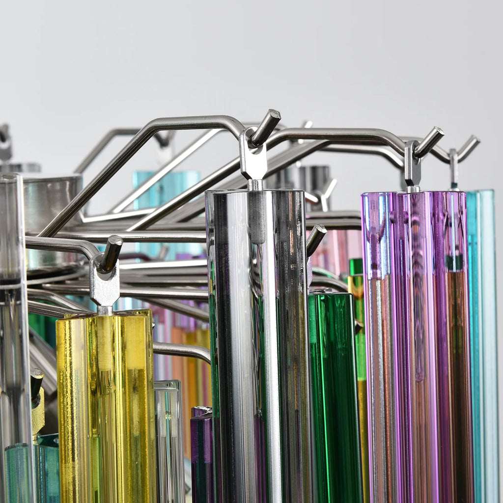 Prismatic Murano Colorful Chandelier