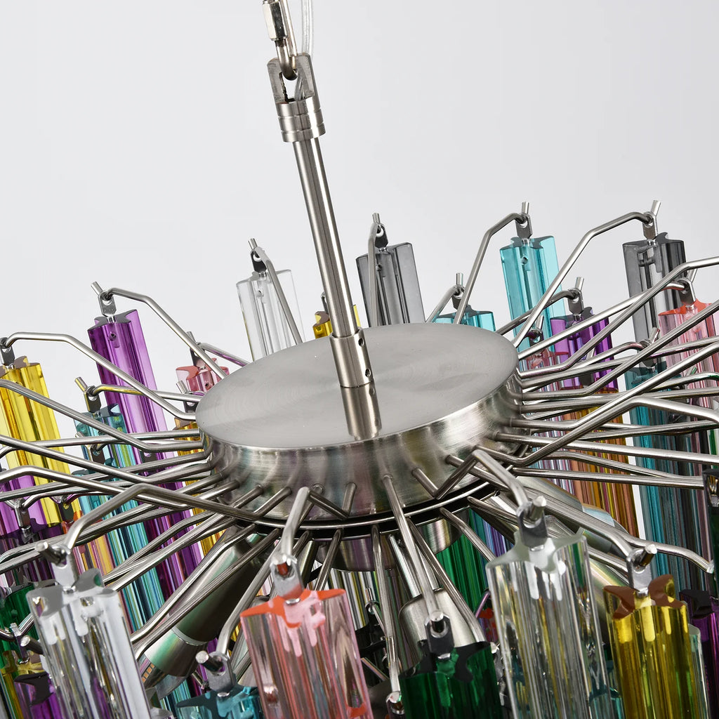 Prismatic Murano Colorful Chandelier