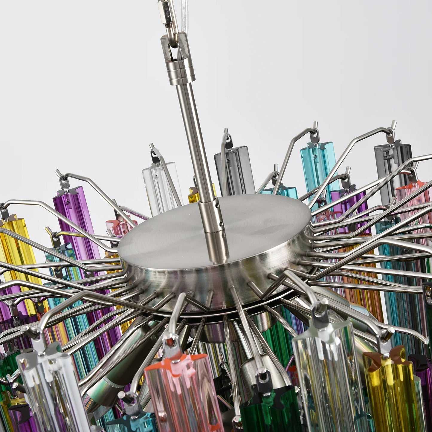 Prismatic Murano Colorful Chandelier