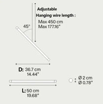Modern Italian Creative Art Sticks Ceiling Chandelier for Living Room/Staircase/Hotel Lobby