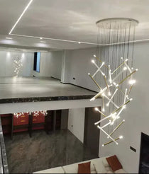 Modern Italian Creative Art Sticks Ceiling Chandelier for Living Room/Staircase/Hotel Lobby