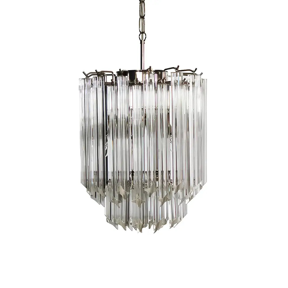 Quadriedri Murano Prisms Transparant Chandelier Main image