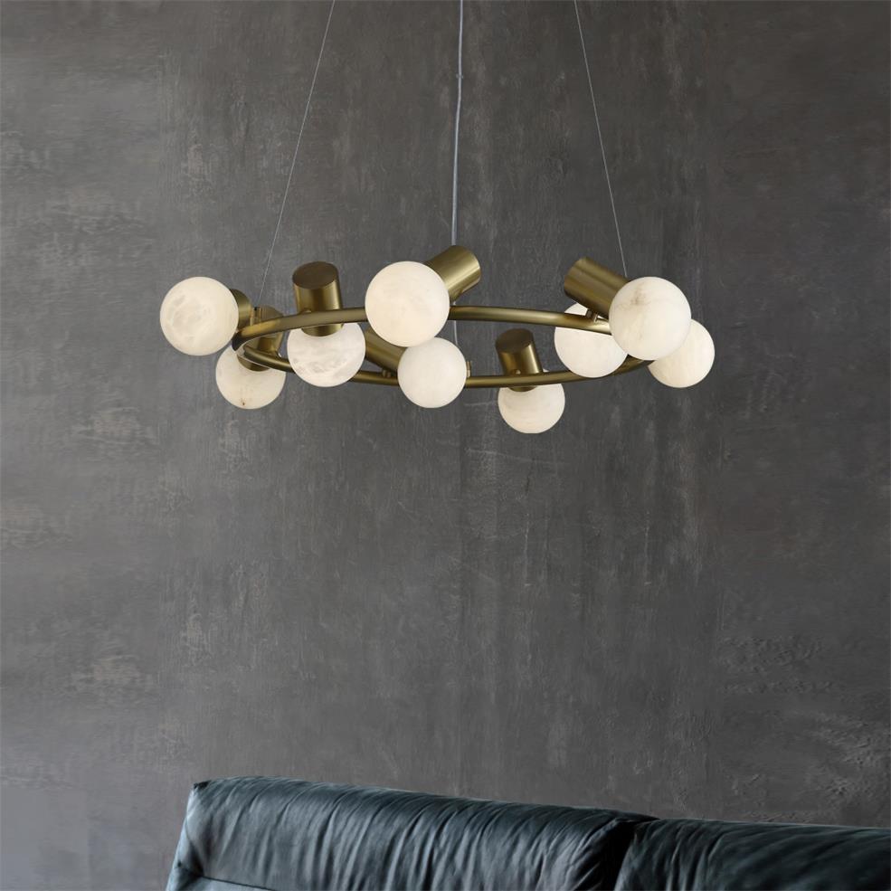 Raechelle Alabaster Chandelier Main image