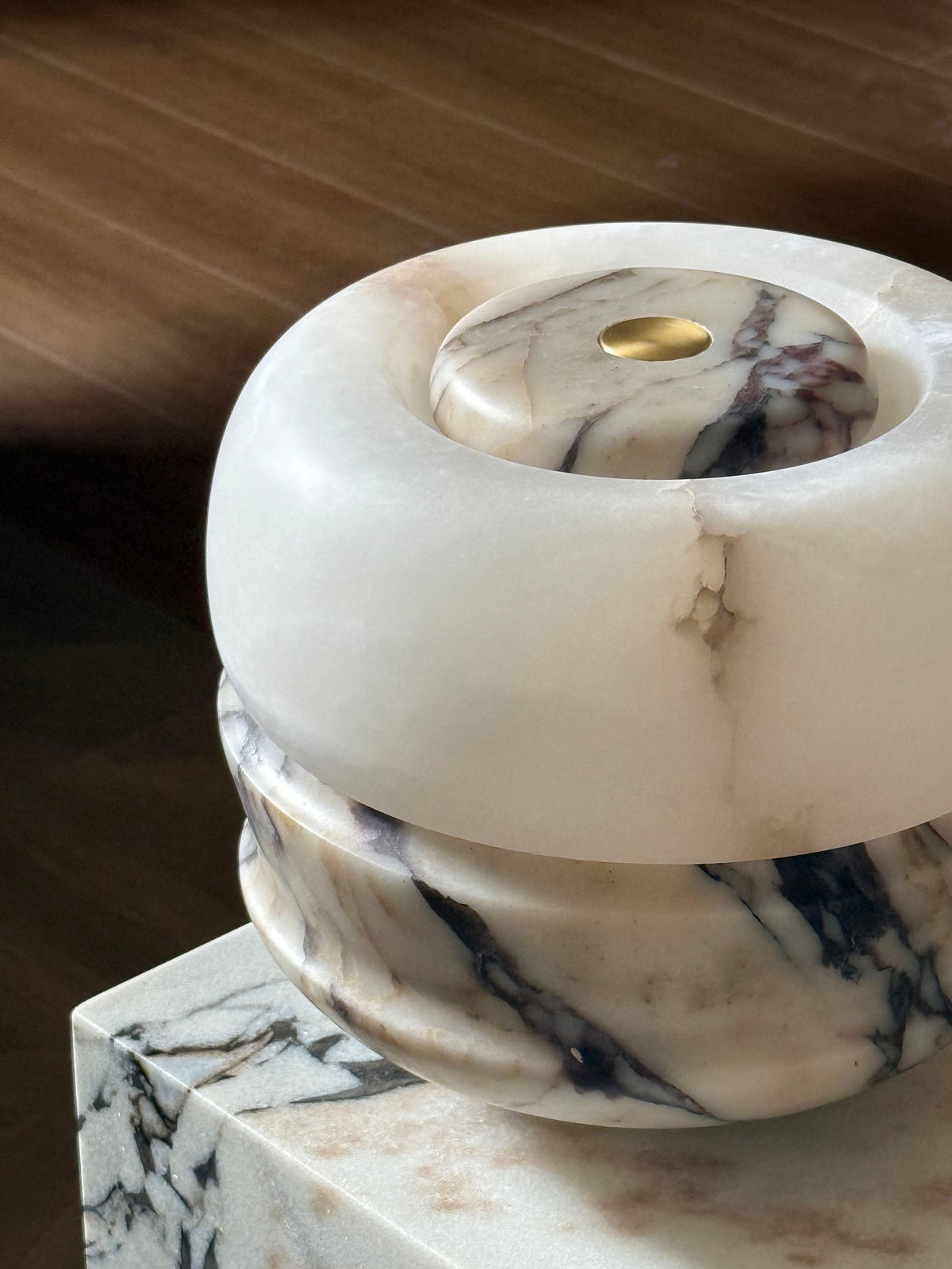 Ramson Alabaster Stone Table Lamp