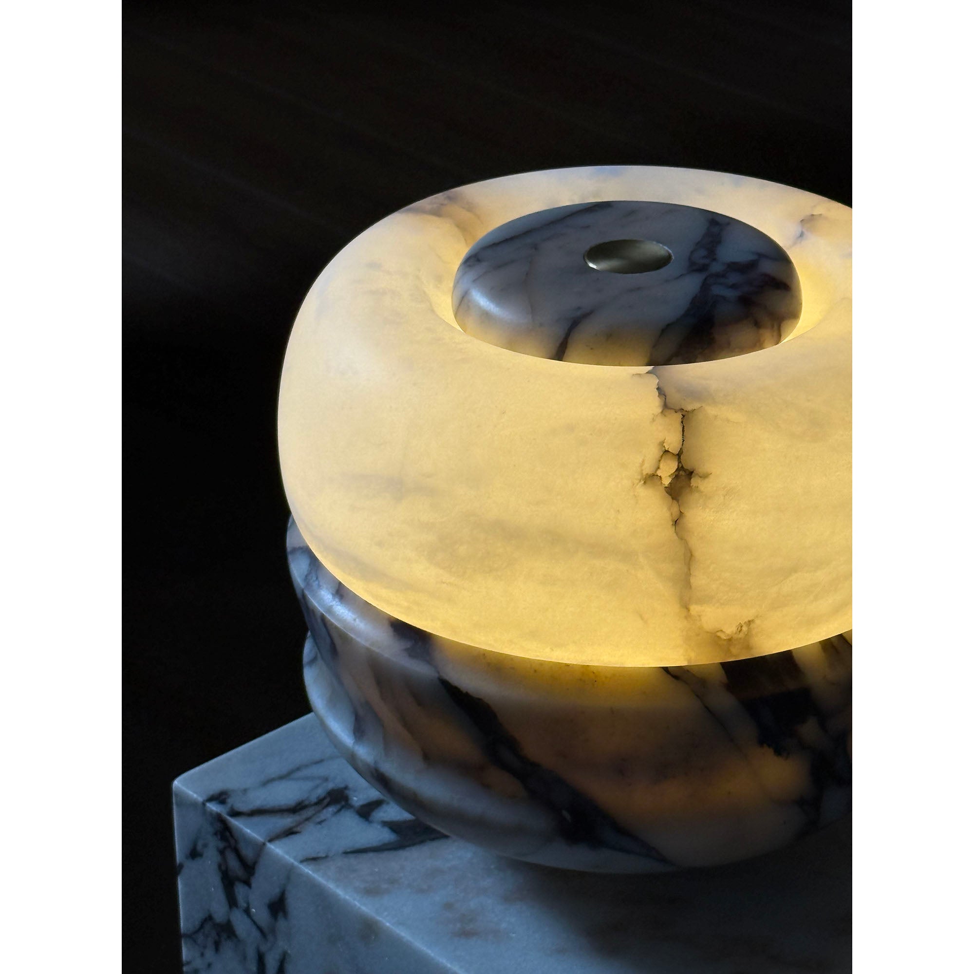 Ramson Alabaster Stone Table Lamp