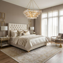 Sophisticated Tiered Chain Suspended Chandelier - CasaraHouse