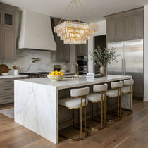 Sophisticated Tiered Chain Suspended Chandelier - CasaraHouse