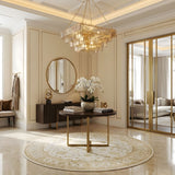Sophisticated Tiered Chain Suspended Chandelier - CasaraHouse