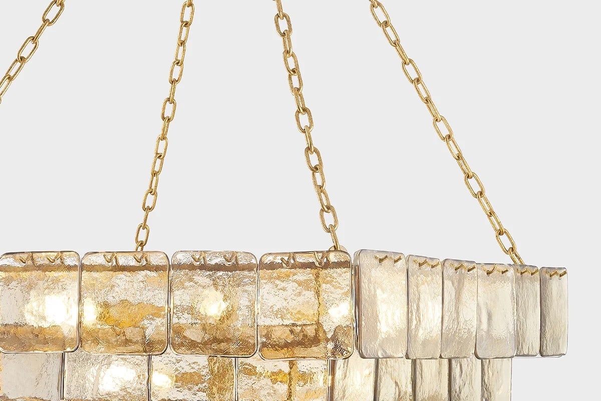 Sophisticated Tiered Chain Suspended Chandelier - CasaraHouse