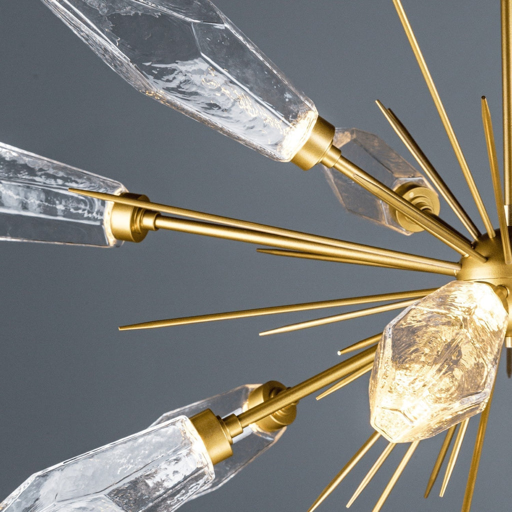 Elaris Rock Crystal Oval Chandelier 53.5''