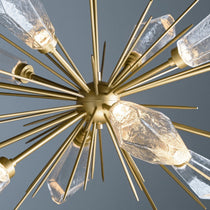 Elaris Rock Crystal Oval Chandelier 53.5''