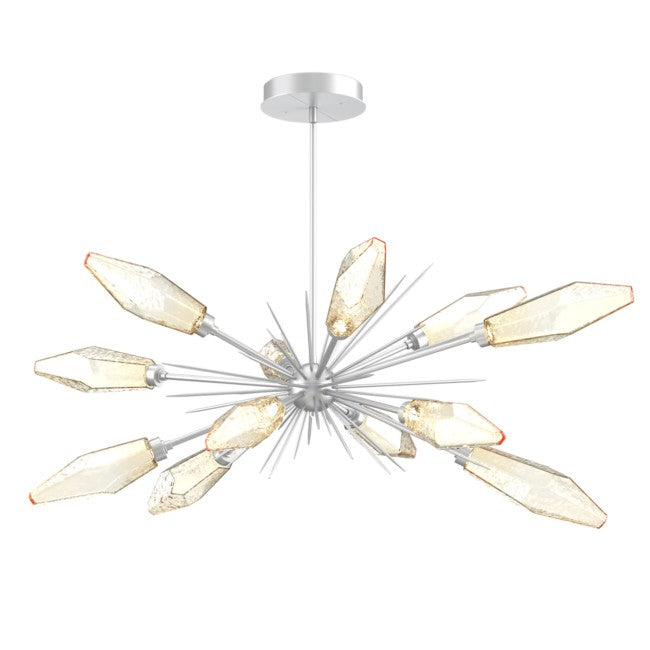 Elaris Rock Crystal Oval Chandelier 53.5''