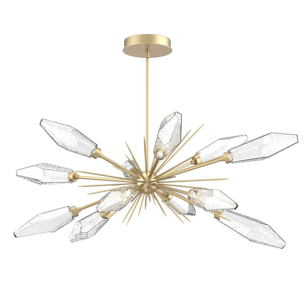 Elaris Rock Crystal Oval Chandelier 53.5''
