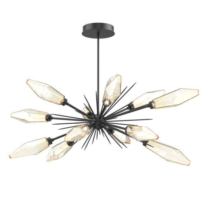 Elaris Rock Crystal Oval Chandelier 53.5''