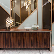 Rock Brass Chandelier