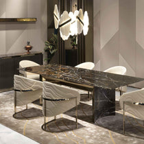 Rock Brass Chandelier