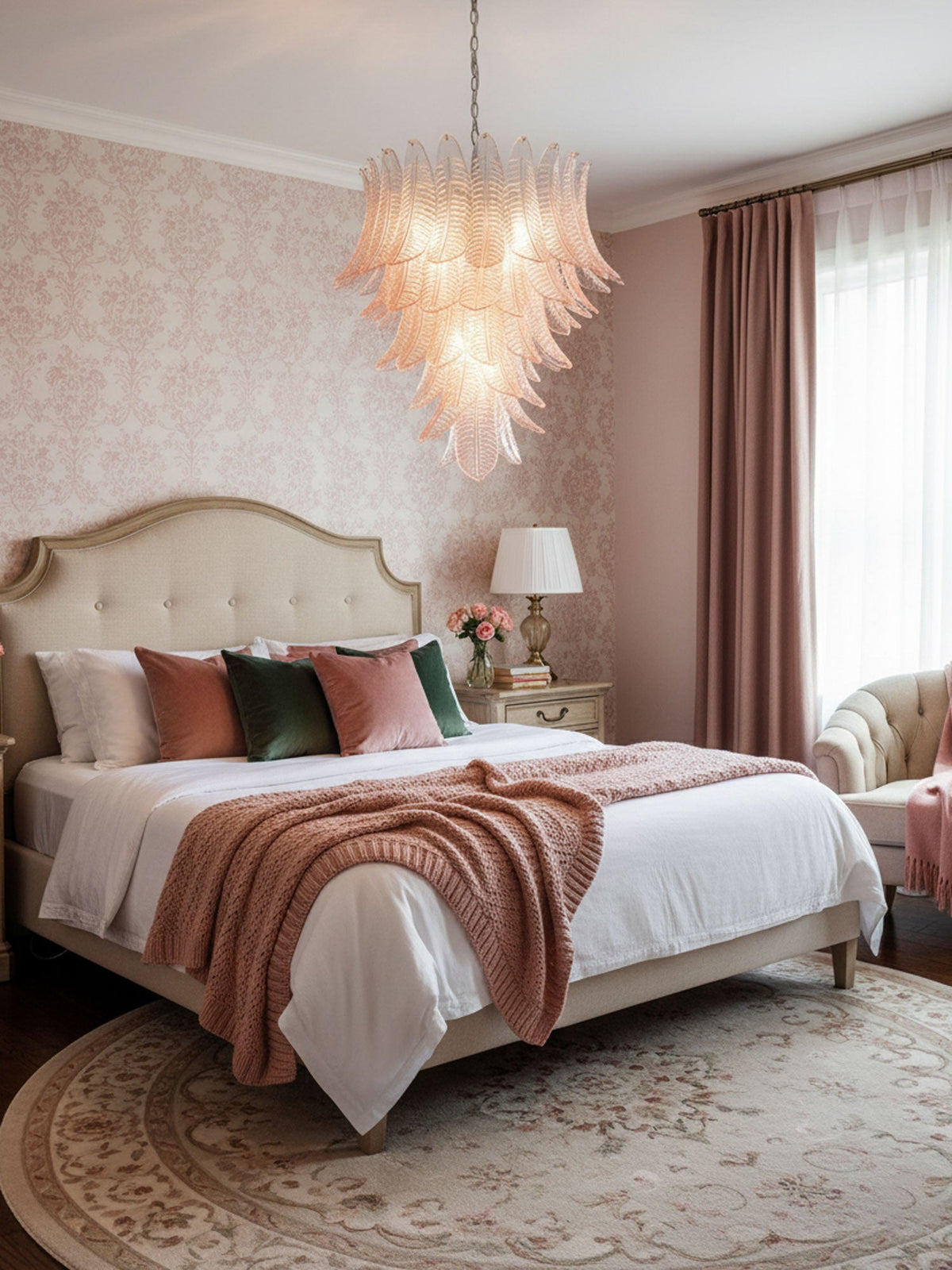 Elegant Rosalind Murano Chandelier - CasaraHouse