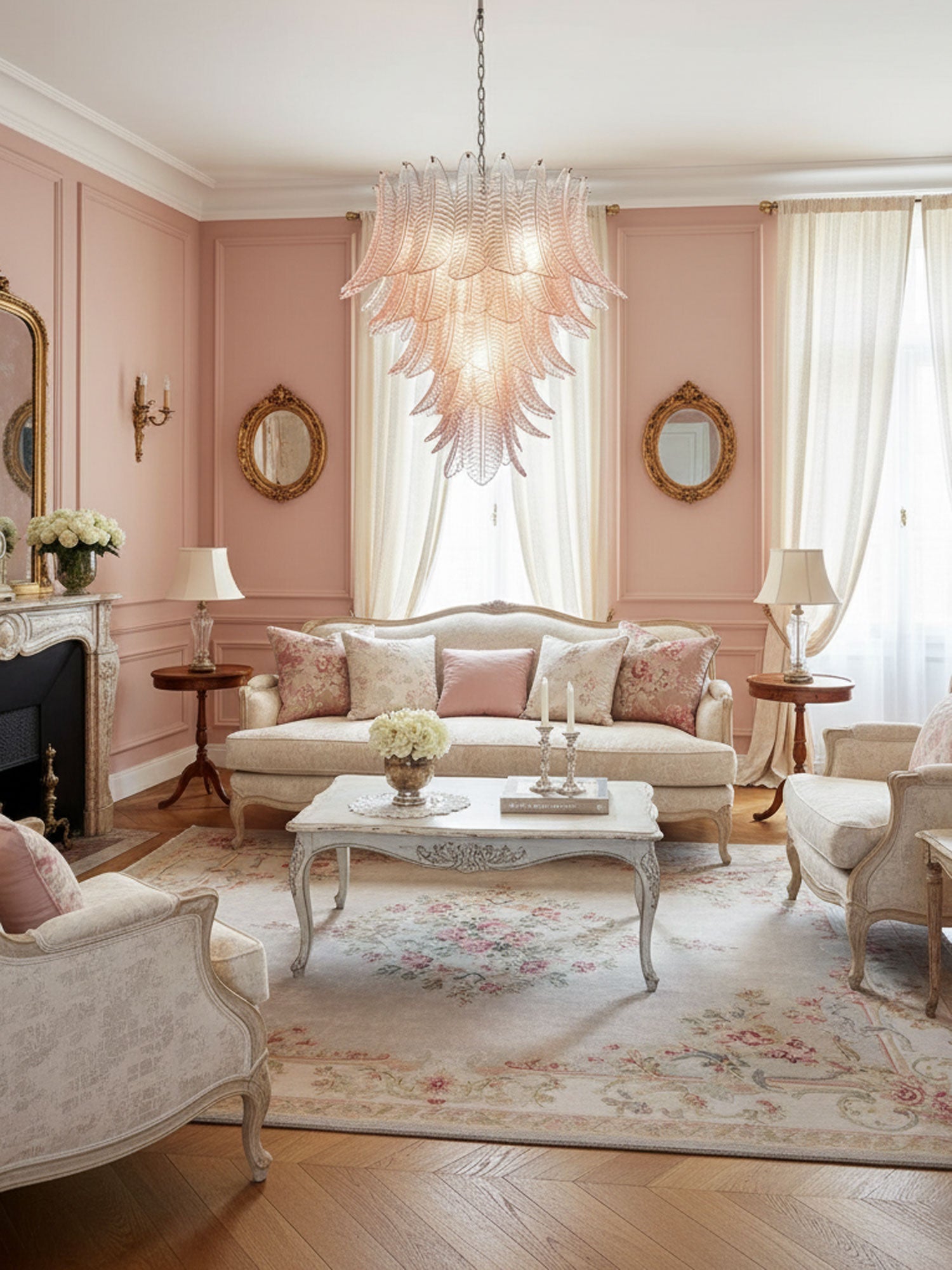 Elegant Rosalind Murano Chandelier - CasaraHouse