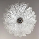 Modern Rosalind Murano Clear Glass Chandelier - CasaraHouse