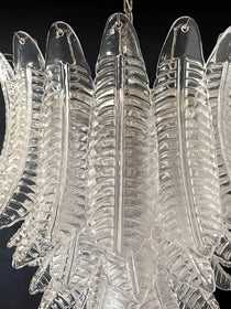 Rosalind Murano Clear Glass Chandelier