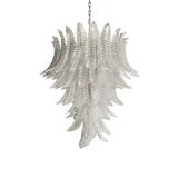 Modern Rosalind Murano Clear Glass Chandelier - CasaraHouse