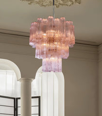 Rose Murano Glass Chandelier