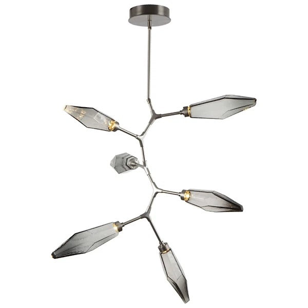 Rock Crystal Modern LED Chandelier