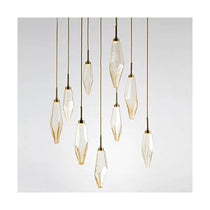 Rock Crystal Square Chandelier