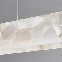 60" Natural Marble Alabaster Kitchen Island Chandelier
