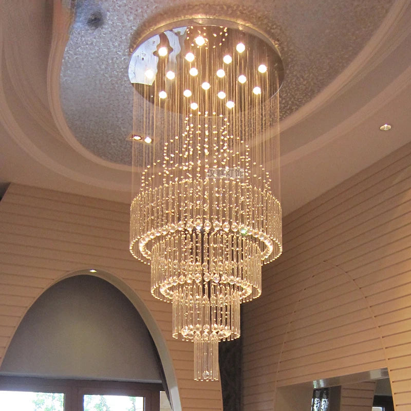Iris Crystal Chandelier 43.3" 51.1" 59" 98.4''H Main image